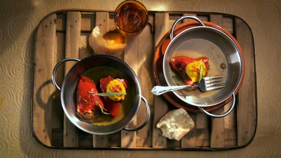 Poivron piquillo à la joue de boeuf