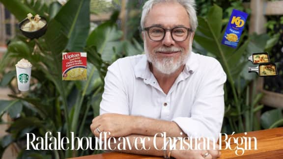 À table avec Christian Bégin : il répond à nos questions bouffe sans filtre!