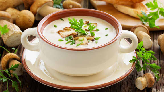Crème de champignons