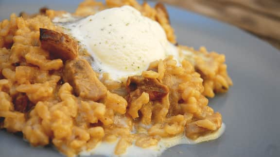 risotto aux champignons