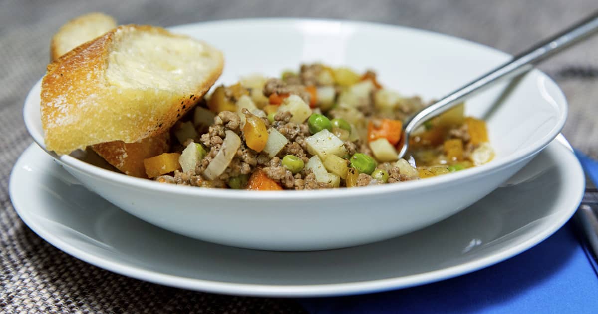 Fricassée de boeuf haché Zeste