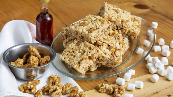 Carrés aux Rice Krispies