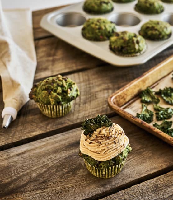 Muffins kale & chocolat