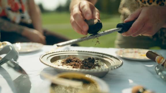 Oeufs mayonnaise à la truffe