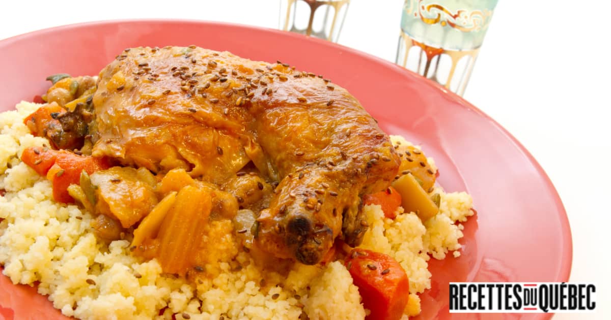 Couscous au poulet à la marocaine Zeste