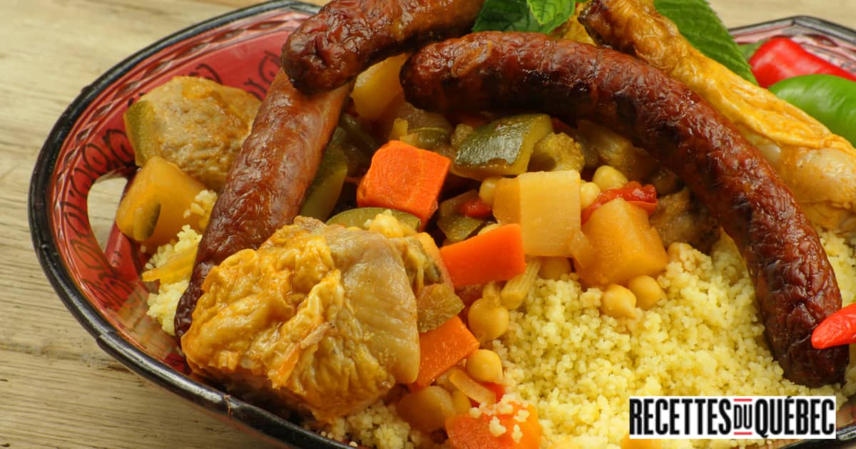 Recette - Couscous traditionnel en vidéo , plat pour couscous 