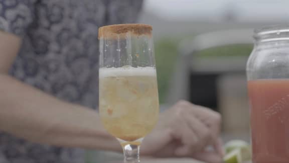 Cocktail Michelada à la bière