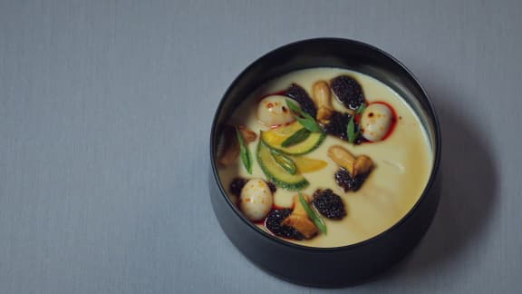 Flanc aux œufs style chawanmushi