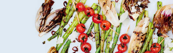 7 légumes grillés au BBQ