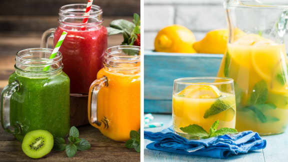 Les jus de fruits