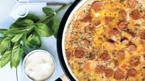Frittata à la merguez