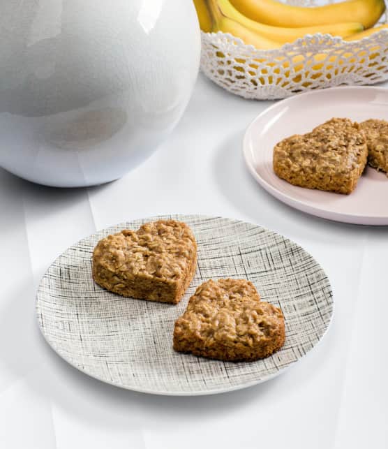 biscuits rapides à l’avoine et aux bananes