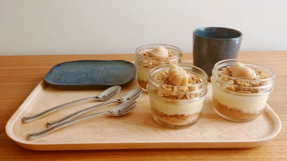 Petits gâteaux au fromage et à l’érable