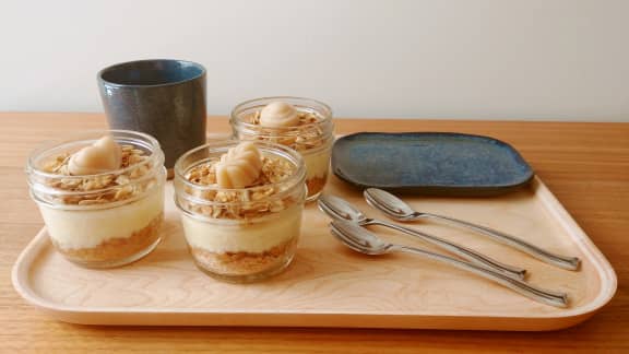 Petits gâteaux au fromage et à l'érable