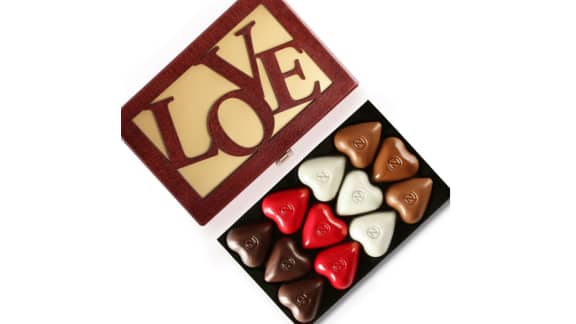 Boîte de chocolats pour la Saint-Valentin