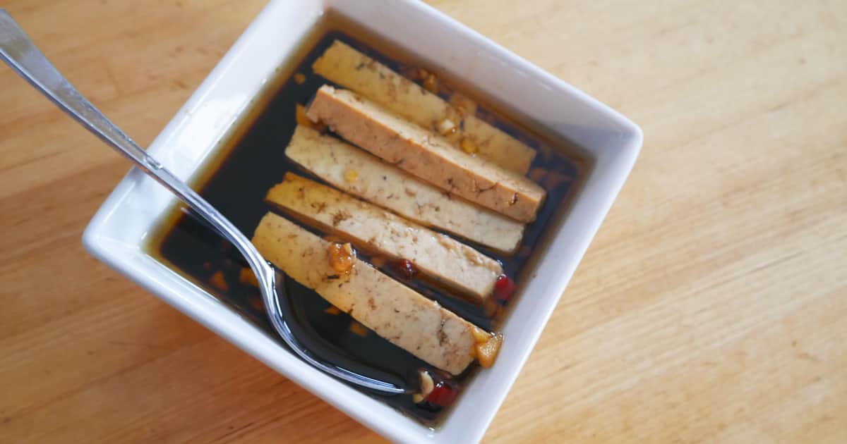 Marinade asiatique pour tofu