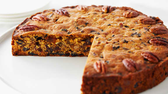 gâteau aux fruits confits