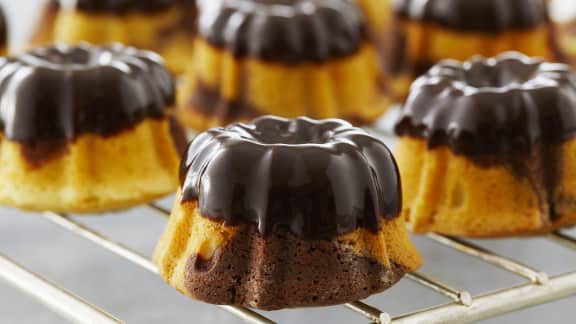Gâteaux Bundt marbrés
