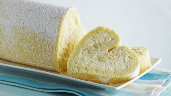 Roulade à la mousse au citron