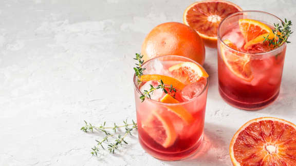 Spritz à l'orange sanguine