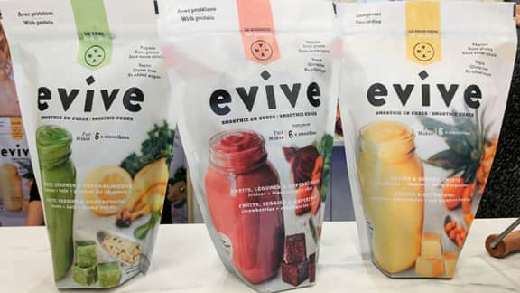 Smoothies en cubes prêts à mélanger