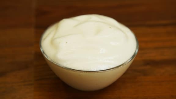 Mayonnaise vegan à l’aquafaba