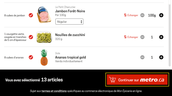 Passez de la recette à l’assiette grâce à foodlavie et Metro!