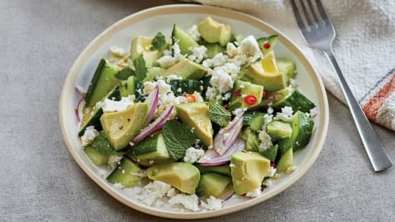 Salade de concombres 5 minutes