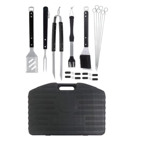 Lot de 20 d'outils pour Barbecue en plein air - Kit Barbecue Ustensiles de  cuisine en Acier inoxydable