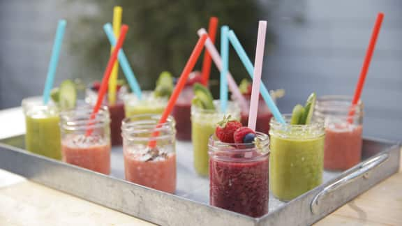 Trio de smoothies