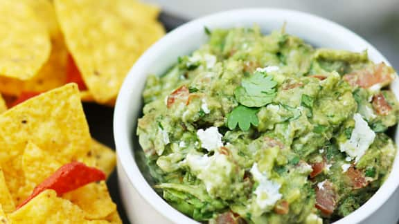 Guacamole au fromage de chèvre