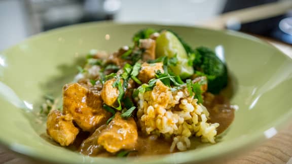 Poulet au beurre à la noix de coco