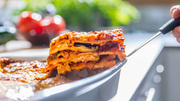 Lasagne bolognaise aux courgettes