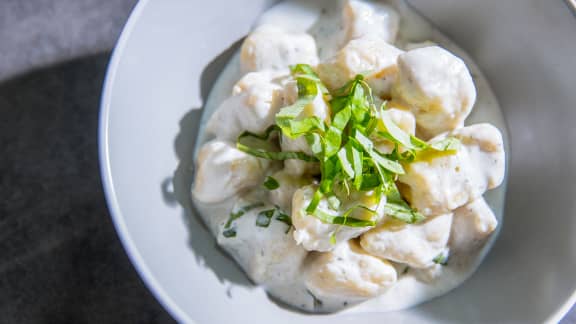 Gnocchis aux pommes de terre et courge