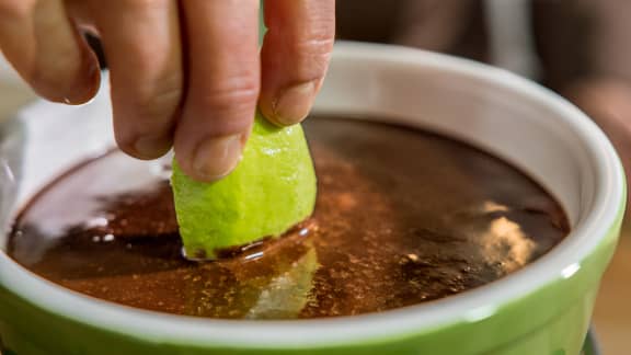 Fondue chocolatée au kombucha