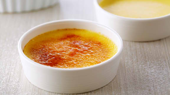 Crème brûlée à la vanille