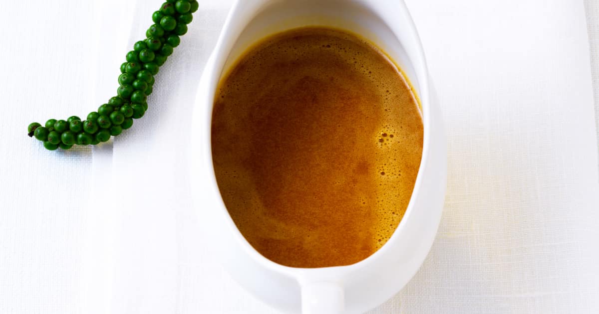 Faire une sauce au poivre Zeste