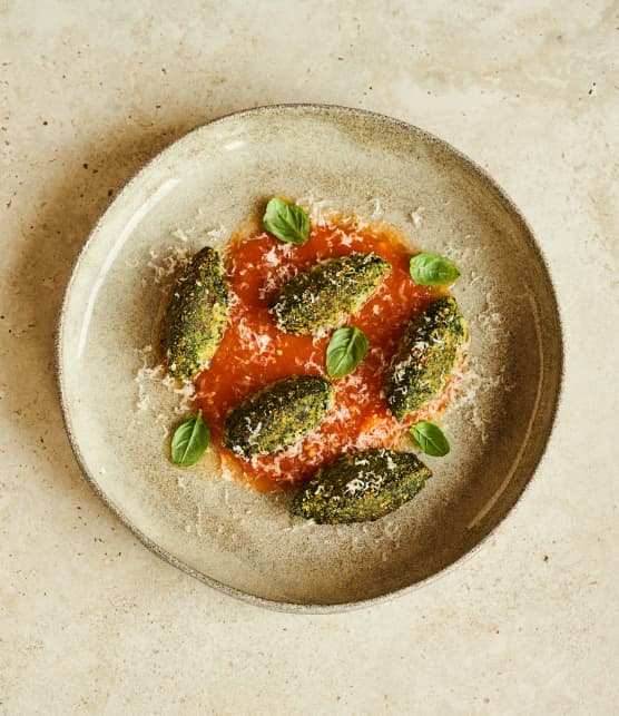 Croquettes d’épinards aux herbes