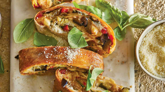 Stromboli aux légumes