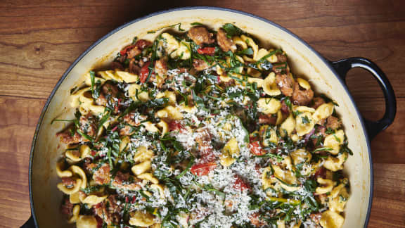 Jeudi : Orecchiette parfumées à la saveur du Portugal