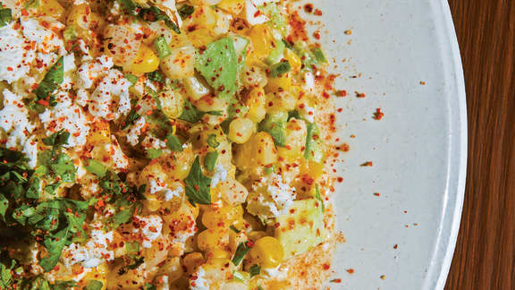 Salade de maïs grillé