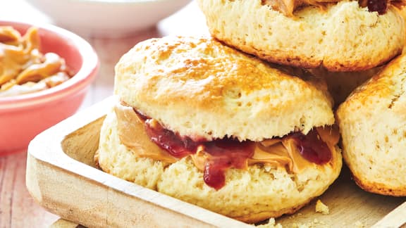 Scones au beurre d'arachide