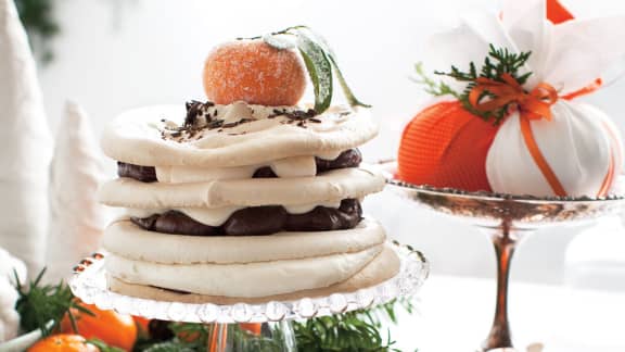 Gâteau à la meringue, Amarula et chocolat noir