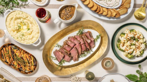 Une repas des fêtes facile et décadent avec la boîte d'HelloFresh
