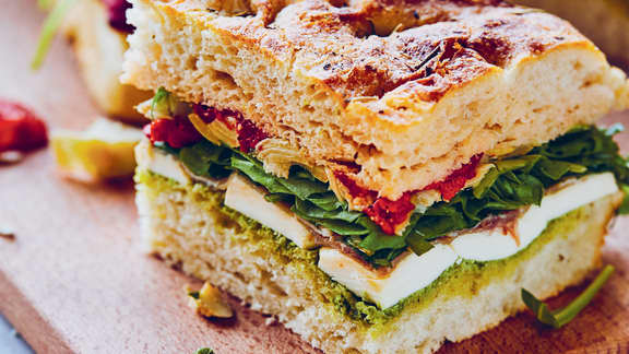 Samedi midi : Muffaletta (sandwich pressé à l’italienne)
