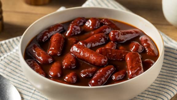 Saucisses cocktail au sirop d'érable