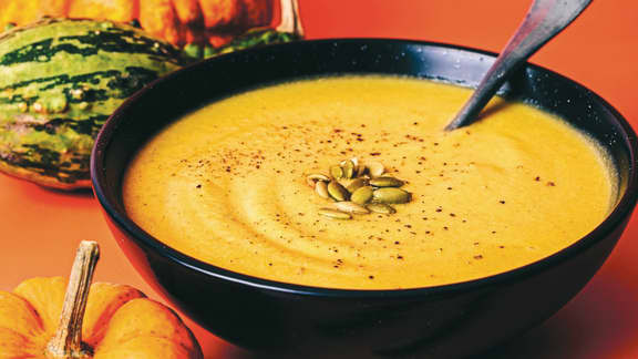 Mardi : Potage à la citrouille