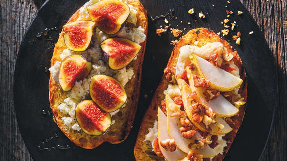 Bruschette ai fichi (bruschetta aux figues)