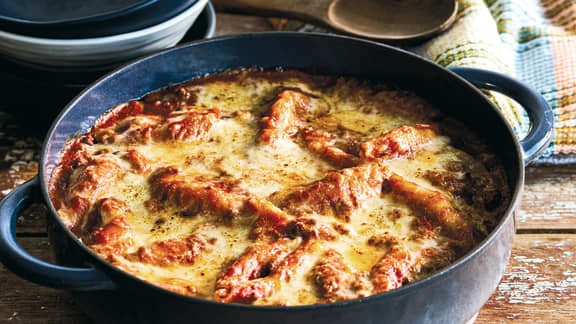 Coquilles au boeuf et à l'oignon