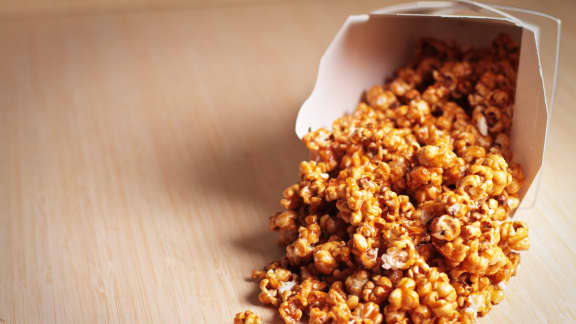 Popcorn au caramel de Mme Bilodeau